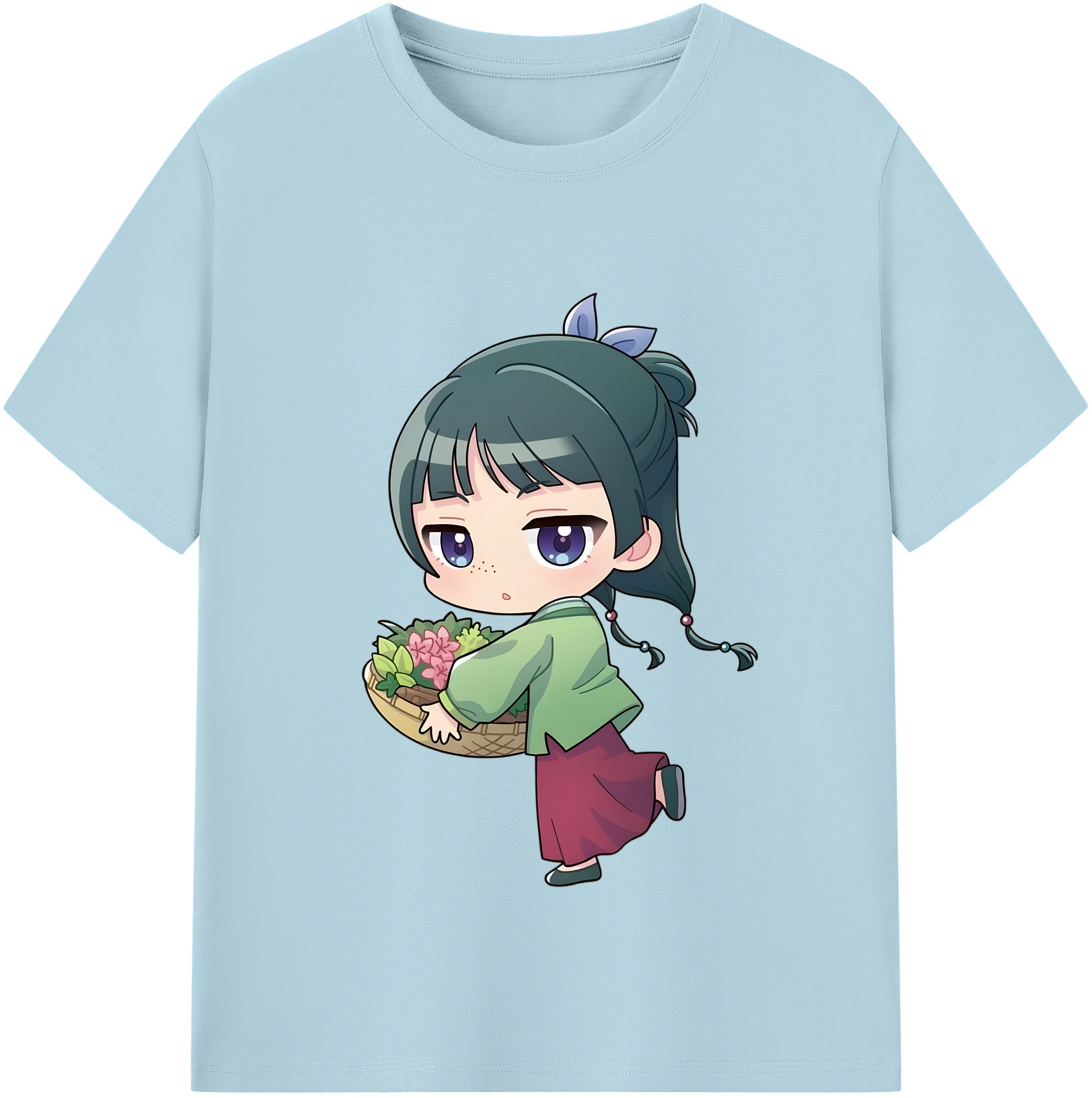（画像用） 薬屋のひとりごと The Apothecary Diaries 綿100％半袖Tシャツ（フロントプリント）